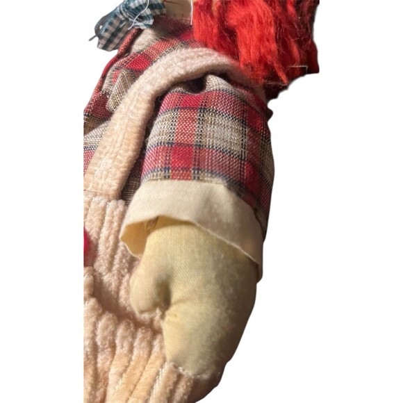 VTG 80s Creative Designs Raggedy Andy Weighted Rag Doll Fall Shelf Decor Gift - Picture 9 of 14